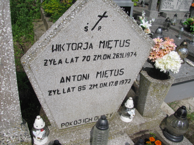 Antoni Miętus Kurzeszyn - Grobonet - Wyszukiwarka osób pochowanych
