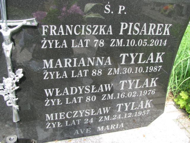 Mieczysław Tylak Kurzeszyn - Grobonet - Wyszukiwarka osób pochowanych