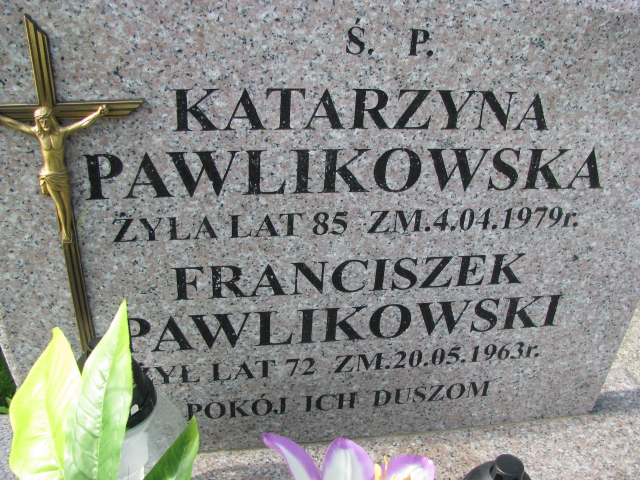 Katarzyna Pawlikowska Kurzeszyn - Grobonet - Wyszukiwarka osób pochowanych