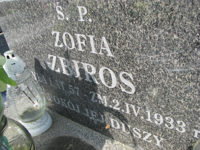 Zofia Zbiros Kurzeszyn - Grobonet - Wyszukiwarka osób pochowanych