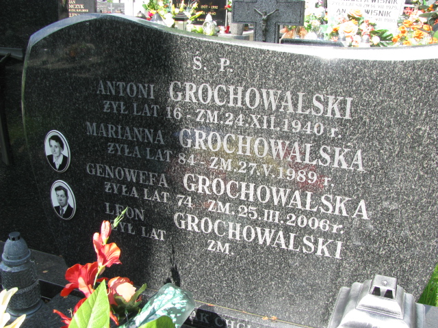 Antoni Grochowalski Kurzeszyn - Grobonet - Wyszukiwarka osób pochowanych