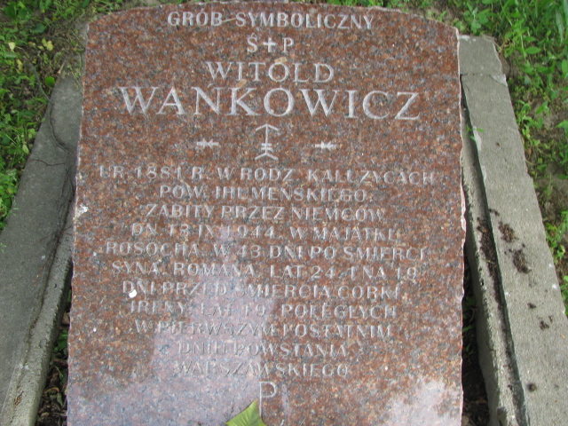 Witold Wańkowicz 1880 Kurzeszyn - Grobonet - Wyszukiwarka osób pochowanych